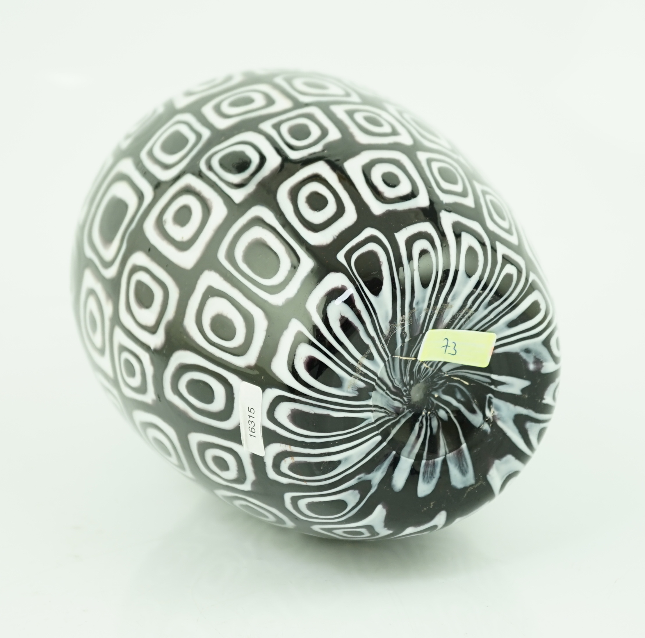 Vittorio Ferro (1932-2012), a Murano glass Murrine vase